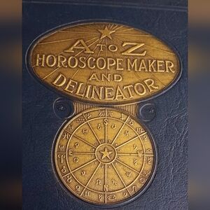 1928 A To Z Horoscope Maker And Delineator Hardcover Book